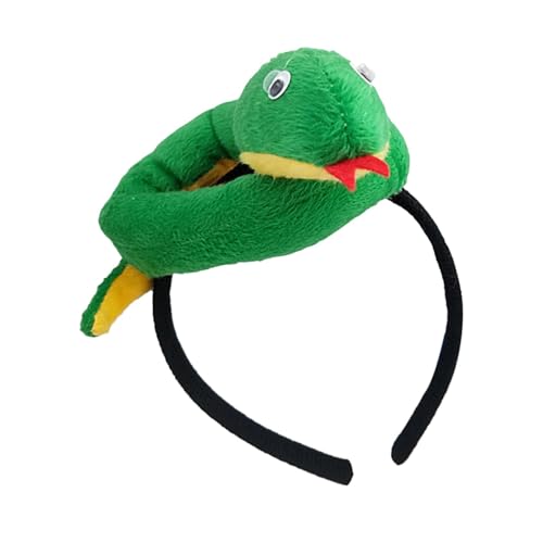 Schlangen-Kopfschmuck,Stofftier-Stirnband - Neuartiges, mit Schlangen gefülltes Haarband | Jahr der Schlange Kopfschmuck, Schlangenkostüm Haarschmuck für Halloween, Cosplay von Generisch