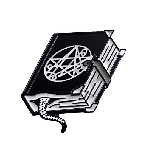 Schlangenschwanz schwarze Magie Buch tropft Öl Brosche Ornament Sehr praktisch und beliebt Schlangenschwanz schwarze Magie Buch tropft Öl Brosche Ornament Sehr praktisch und beliebt von Generisch