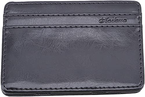 Schlanke Geldbörse mit Geldklammer, RFID-blockierend, Kreditkartenhalter, Faltbörse für Herren von Generisch