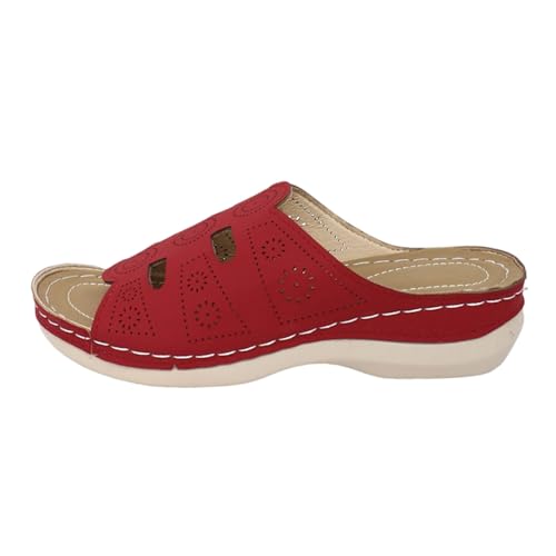 Schlappen Damen Wolkenschuhe OrthopäDische Hausschuhe Schuhe Weiche Aus Leder rutschfest Badeschuhe Loafer Schlappen Damen Wolkenschuhe OrthopäDische Hausschuhe Schuhe Weiche Aus Leder rutschfest Badeschuhe Loafer von Generisch