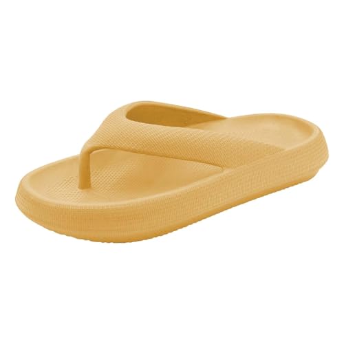 Schlappen Damen rutschfeste Pantoletten Super Weiche Badeschuhe Sommer Sandalen Ultraleichte Indoor Original Weich rutschfest Badelatschen von Generisch