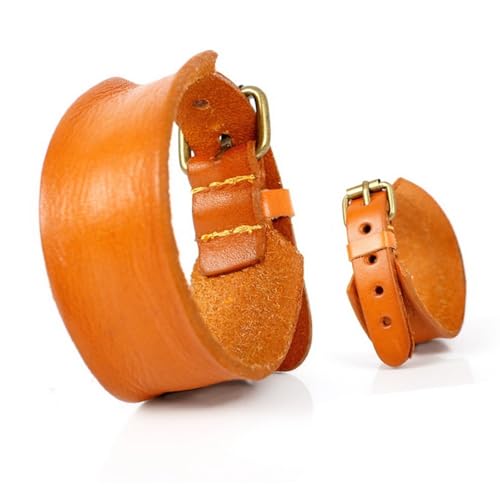Schlichte Herren-Armbänder aus echtem Leder, beliebter weicher Ritter-Mut-Bandage, Einheitsgröße, Leder, Achat von Generisch