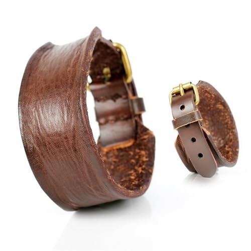 Schlichte Herren-Armbänder aus echtem Leder, beliebter weicher Ritter-Mut-Bandage, Einheitsgröße, Leder, Achat von Generisch