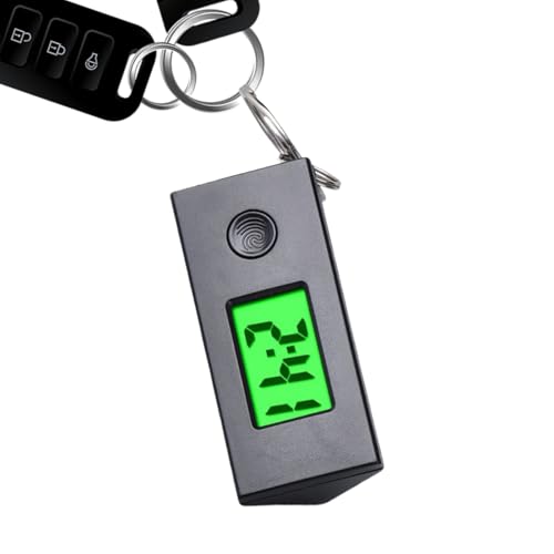 Schlüsselanhänger Digitale Uhr | Tragbare Digitale Armbanduhr Mit Schlüsselbundclip - Schüler Elektronische Uhr Multifunktionales Leichtes Alltagszubehör von Generisch
