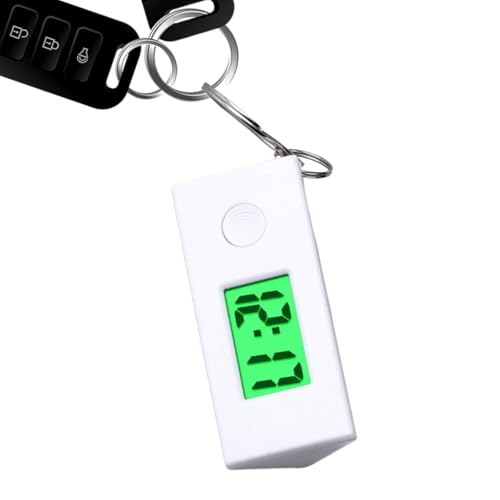 Schlüsselanhänger Digitaluhr - Kompakte LED Digiital Taschenuhr mit Zeitanzeige | Mini Keychaiin Wattch | Schlüsselanhänger Leuchtender Cloock mit Hintergrundbeleuchtung | Tragbare Uhr für Reisen und von Generisch