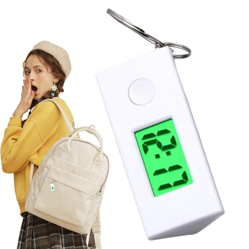 Schlüsselanhänger Uhr | Digitale Armbanduhr Tragbarer Schlüsselring - Elektronische Schüleruhr Leichtes & Kompaktes Design für Kinder Erwachsene Jugendliche Sport Accessoires von Generisch