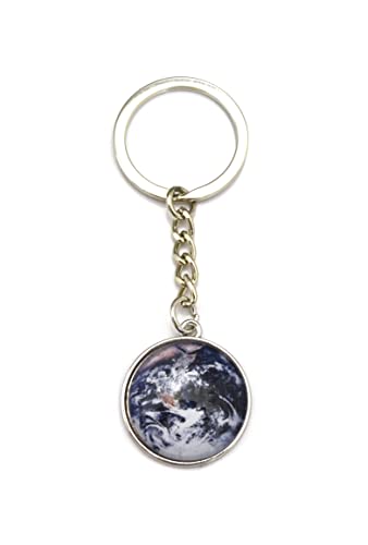 Schlüsselanhänger Weltkugel Key Chain Globus Earth, Blau von Generisch