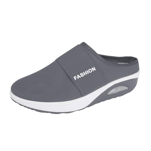 Schlupfschuhe Damen Solid Color Mesh, Freizeitschuhe Sommer Sneaker Laufschuhe Leicht Trekkingschuhe Breathable Turnschuhe Weich Sportschuhe Anti-Rutsch Walkingschuhe Weichen Sohle Joggingschuhe Schlupfschuhe Damen Solid Color Mesh, Freizeitschuhe Sommer Sneaker Laufschuhe Leicht Trekkingschuhe Breathable Turnschuhe Weich Sportschuhe Anti-Rutsch Walkingschuhe Weichen Sohle Joggingschuhe von Generisch