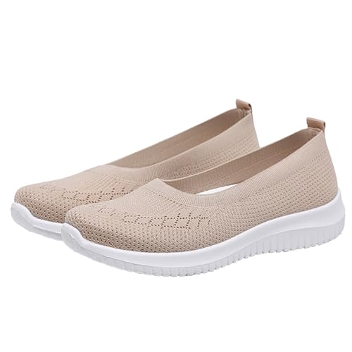 Schlupfschuhe Slip On Hinten Offen - Freizeitschuhe Damen Mesh Memory Foam Lässigeschuhe Leichtgewichts Trekkingschuhe Atmungsaktiv Casualschuhe Nüchternheit Hallenschuhe Große Größe Pumps Schuhe Schlupfschuhe Slip On Hinten Offen - Freizeitschuhe Damen Mesh Memory Foam Lässigeschuhe Leichtgewichts Trekkingschuhe Atmungsaktiv Casualschuhe Nüchternheit Hallenschuhe Große Größe Pumps Schuhe von Generisch