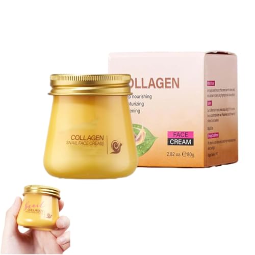 Schneckenkollagen-Gesichtscreme, Schneckenkollagen-Verjüngungscreme, Schneckenkollagen-Gesichtscreme, Feuchtigkeitsspendende, reparierende und straffende Kollagencreme für Frauen (1) von Generisch