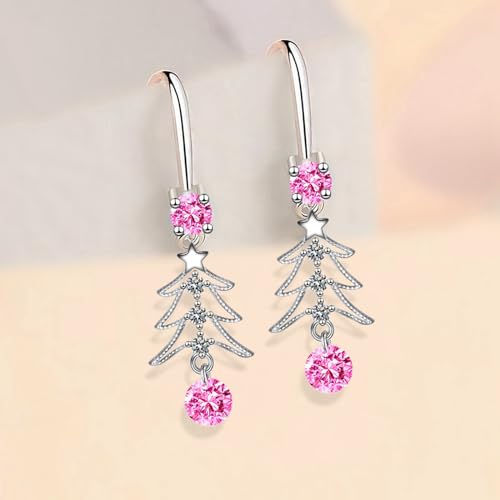 Schneemann Baumeln Ohrringe Weihnachten kreative Urlaub Party Ohrringe Schmuck Creolen Frauen Acryl Tropfen (One Size) von Generisch