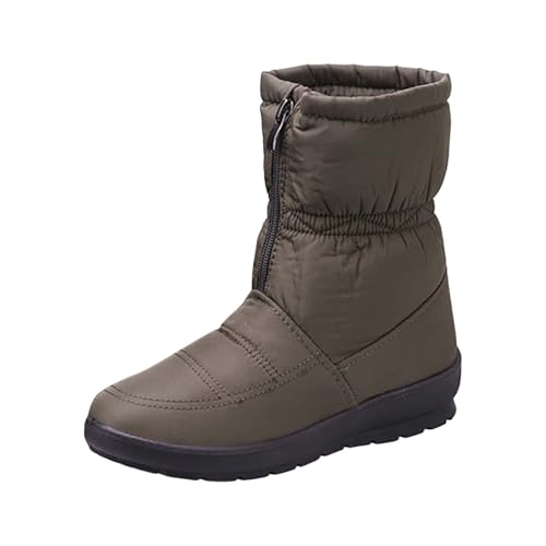 Schneestiefel Damen Wasserdicht Winterstiefel Warm Gefüttert Stiefeletten Damenschuhe Reißverschluss Halbstiefel Runde Zehe Mid Calf Stiefel Winterboots Mit Rutschfest Sohle Outdoor Schuhe Schneestiefel Damen Wasserdicht Winterstiefel Warm Gefüttert Stiefeletten Damenschuhe Reißverschluss Halbstiefel Runde Zehe Mid Calf Stiefel Winterboots Mit Rutschfest Sohle Outdoor Schuhe von Generisch