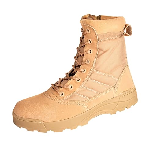 Schnürstiefel Damen Herren Plüsch Gefüttert Wasserdicht - Bequeme Winterschuhe Warmer Winterstiefel - Trekking Wanderschuhe Dick Rutschfest Plateau Stiefeletten - Atmungsaktiv Halbstiefel Gr.36-48 von Generisch