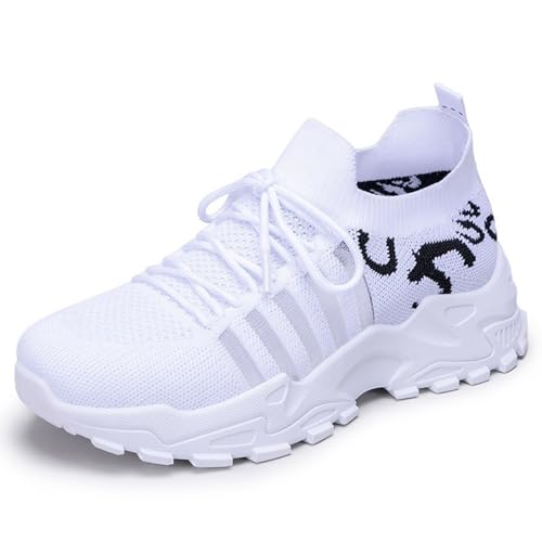 Schnürung Damen Sneakers Laufschuhe Leichtgewichts Atmungsaktiv Frauen Joggingschuhe Weiche Schuhe Fußballschuhe Casual Größe Fashion für Trekking Workout Running von Generisch