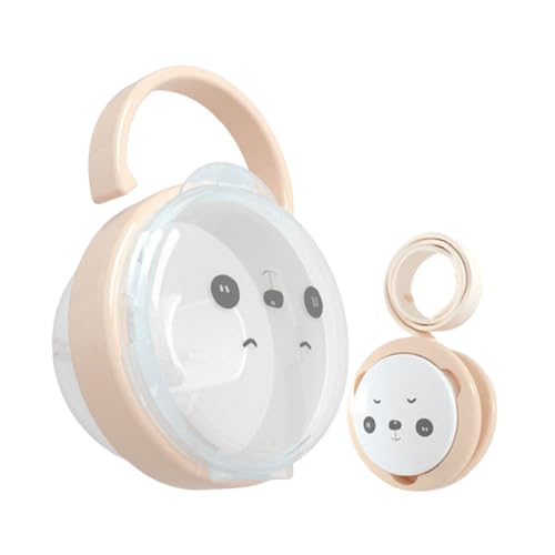 Schnullerhalter Für Babys - Panda Design Schnullerkette Mit Box-Set Und Staubschutzhülle - Tragbares Babyzubehör Für Unterwegs Bei Reisen Und Outdoor Aktivitäten von Generisch