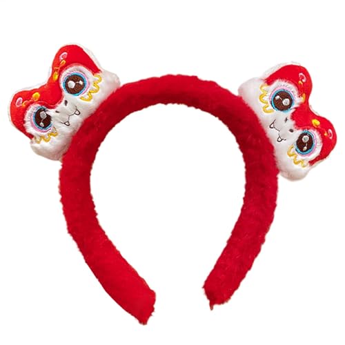 Schönes Plüsch-Schlangen-Stirnband, chinesisches Schlangen-Stirnband, Bequemes und süßes Neujahrs-Stirnband, Niedliche, exquisite Frühlingsfest-Plüsch-Kopfbedeckungen, bequemes und niedliches Neujahrs von Generisch