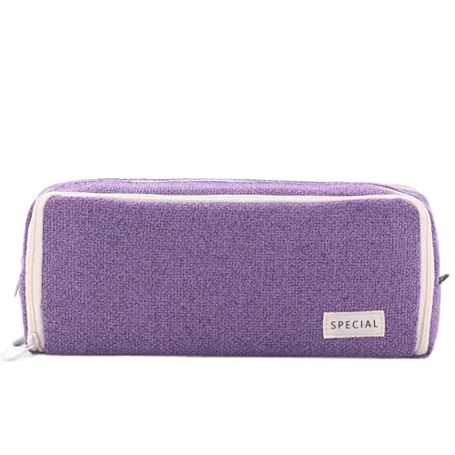 Schreibwarentasche, Federmäppchen – Stifteetui mit 3 Fächern – Stifthalter für Schule, Haftnotizen, Marker, Radiergummis, violett, Refer to description, Unisex Schreibwarentasche, Federmäppchen – Stifteetui mit 3 Fächern – Stifthalter für Schule, Haftnotizen, Marker, Radiergummis, violett, Refer to description, Unisex von Generisch