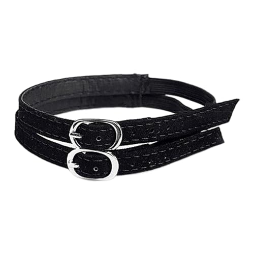 Schuh-Knöchelriemen, Schuhriemen, High-Heel-Schnürsenkel, Anti-lose und rutschfeste Schnallen, praktische Wildleder-Schuhbänder für Damen, High Heels, Schnürsenkel, Zubehör für Absätze, mehrfarbig, von Generisch