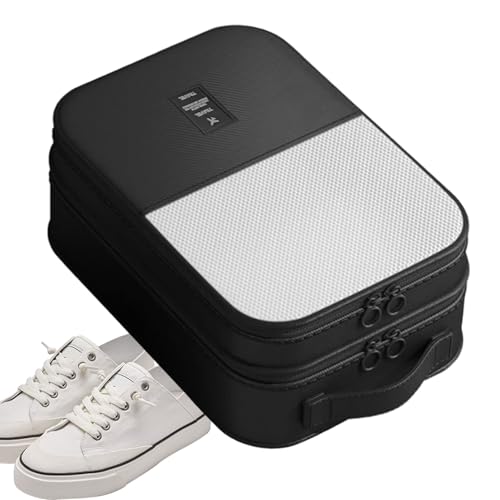 Schuhbeutel für Reisen | Sneaker-Tragetasche mit transparentem Fenster | staubdichter Schuh-Organizer mit Reißverschluss | Schuhtasche mit großem Fassungsvermögen | Männer und Frauen für den täglichen von Generisch