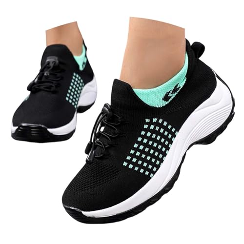 Schuhe Damen, Sportschuhe Damen Plateau Sneaker Mesh Turnschuhe Atmungsaktiv Laufschuhe Weiche Innenpolsterung Running-Schuhe Sommer Slip In Schuhe Die Größer Machen Trekkingschuhe Schuhe Damen, Sportschuhe Damen Plateau Sneaker Mesh Turnschuhe Atmungsaktiv Laufschuhe Weiche Innenpolsterung Running-Schuhe Sommer Slip In Schuhe Die Größer Machen Trekkingschuhe von Generisch