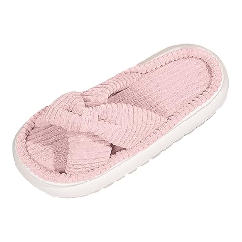 Schuhe Damen Boots Sommer Damen und Winter Mode Einfarbig Wildleder Offene Zehen Dicker Sohle Baumwolle Hausschuhe Hause Lässig Bequeme Outdoor Hausschuhe ene Schuhe Damen Pumps (41) von Generisch