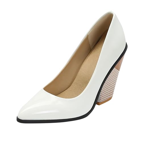 Schuhe Damen Elegant High Heels Kleiner Absatz Stöckelschuhe Heel Pumps Damenpumps Hohe Highheels Damenschuh Sexy Bequem Schnürung Rot Rote Plateau Sandals Slingback Hackenschuhe von Generisch