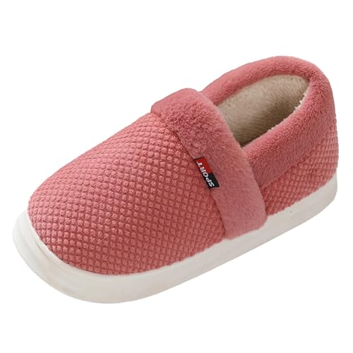 Schuhe Damen Elegant Pumps Paarschuhe Dicke Sohle Heimtextilien All-Inclusive-Hausschuhe mit Absatz Mode Bequeme warme Hausschuhe mit weicher Sohle Orthopädische Schuhe Damen (Watermelon Red, 41) von Generisch