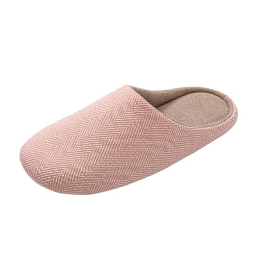 Schuhe Damen Internationalist Paare Winter Hause Warme Baumwolle Hausschuhe Einfarbig Männer Frauen Paare Indoor Hause Einfache Stille Baumwolle Hausschuhe Hohe Schuhe Damen Absatz Schnüren (39) von Generisch
