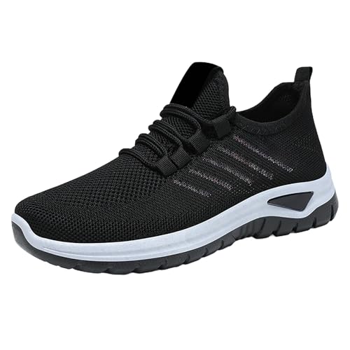 Schuhe Damen Sneaker Elegant, Running Shoes Damen Mesh Freizeitschuhe Outdoor Laufschuhe Low Top Sneakers Lace Up Sportschuhe Vegan Turnschuhe Chunky Sole Stoffschuhe Walking Damenschuhe von Generisch