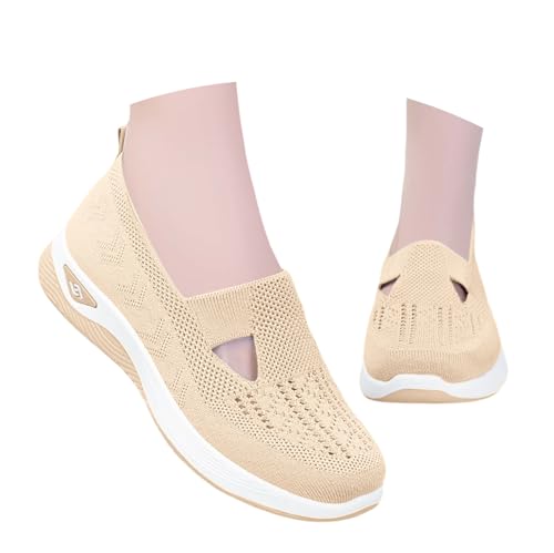 Schuhe Damen Walkingschuhe Damen Leicht Weite Vermascht Orthopädische Schuhe Sneaker Sommer Atmungsaktiv Memory Schaum Krankenschwester Sportschuhe Bequeme Outdoor Sommerschuhe Turnschuhe von Generisch