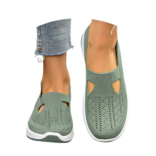 Schuhe Damen Walkingschuhe Damen Leicht Weite Vermascht Orthopädische Schuhe Sneaker Sommer Atmungsaktiv Memory Schaum Krankenschwester Sportschuhe Bequeme Outdoor Sommerschuhe Turnschuhe von Generisch