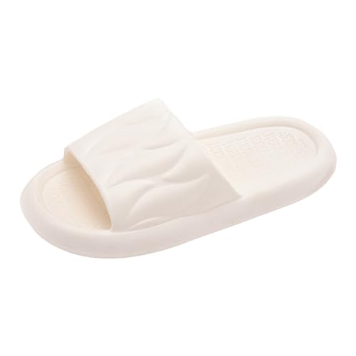 Schuhe Damen Winter Stiefeletten Herren- Damenschuhe für den Innen- Außenbereich, modische, leichte Sandalen Gelb Schuhe Damen (White, 40) von Generisch