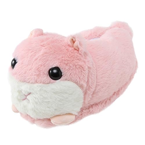 Schuhe Damen Winterschuhe Frauen Schuhe Weiche Sohle Warme Haushalt Baumwolle Hamster Plüsch Mode Tasche Baumwolle Damen Schuhe Ballerina Blau (One Size) von Generisch