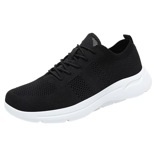 Schuhe Für Herren Fashion Sneaker Leicht rutschfest Joggingschuhe Einfarbig Schnürschuhe Sportlicher Sneaker Mit Memory Foam Trainingsschuhe Leichte Trainers Für Walking, Laufen, Sport von Generisch