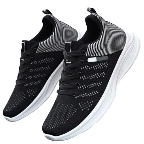 Schuhe Herren Schwarz Rot Sneaker Weich Laufschuhe Leicht Joggingschuhe rutschfest Wanderschuhe Verschleißfest Outdoor Sportschuhe Breeze Running Turnschuhe Modische Freizeitschuhe Walkingschuhe Schuhe Herren Schwarz Rot Sneaker Weich Laufschuhe Leicht Joggingschuhe rutschfest Wanderschuhe Verschleißfest Outdoor Sportschuhe Breeze Running Turnschuhe Modische Freizeitschuhe Walkingschuhe von Generisch