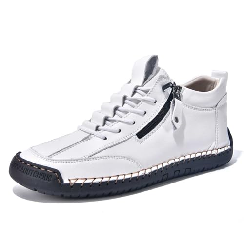 Schuhe Herren Trachtenschuhe Hoch Bergschuhe Wanderschuhe Rutschfest Handgefertigte Lederschuhe Bootsschuhe Leichte Atmungsaktiv Trekkingschuhe Sommerschuhe Handballschuhe Ultraleicht Outdoorschuhe von Generisch