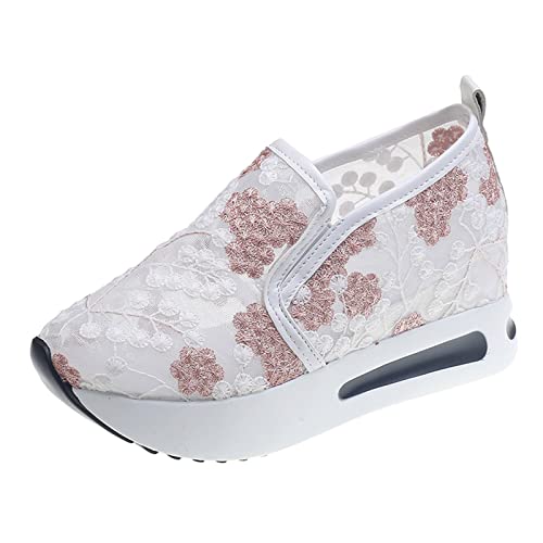 Schuhe Runder Zehenpartie Stickerei Blume Elegante Lace Spitze Sommerschuhe Damen Freizeitschuhe Fashion Abendschuhe Atmungsaktiv Kleid-Schuhe Plateau Casualschuhe Bequeme Casual Lässigeschuhe Schuhe Runder Zehenpartie Stickerei Blume Elegante Lace Spitze Sommerschuhe Damen Freizeitschuhe Fashion Abendschuhe Atmungsaktiv Kleid-Schuhe Plateau Casualschuhe Bequeme Casual Lässigeschuhe von Generisch