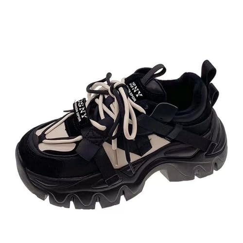 Schuhe Women's Soft Sole Comfortable Shoes Outdoor Mesh Shoes Runing Fashion Sports Breathable Sneakers Weiße Schuhe Damensommer Leicht Plateau Sneaker Damen Sportschuhe von Generisch