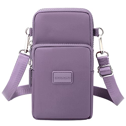 Schulter Handtasche Einfarbig Nicht Drucken Reißverschluss Umhängetasche Handytasche Umhängetaschen Herren (E, One Size) von Generisch