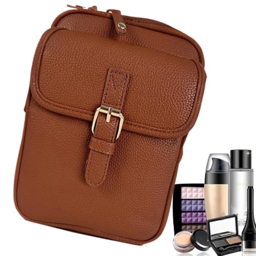 Schultertasche Handtasche - Diebstahlsichere Schultertaschen | 10 Kartenfächer Integrierter Geldbeutel Verstellbarer Trageriemen Vintage Ledereffekt Geräumige Tasche für Damen Festlichkeiten von Generisch