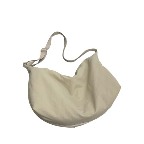 Schultertasche für Damen, Umhängetasche, College-Tragetasche, Lederhandtasche, Arbeitstasche mit Schultergurten für Taschen, weiß, Einheitsgröße Schultertasche für Damen, Umhängetasche, College-Tragetasche, Lederhandtasche, Arbeitstasche mit Schultergurten für Taschen, weiß, Einheitsgröße von Generisch