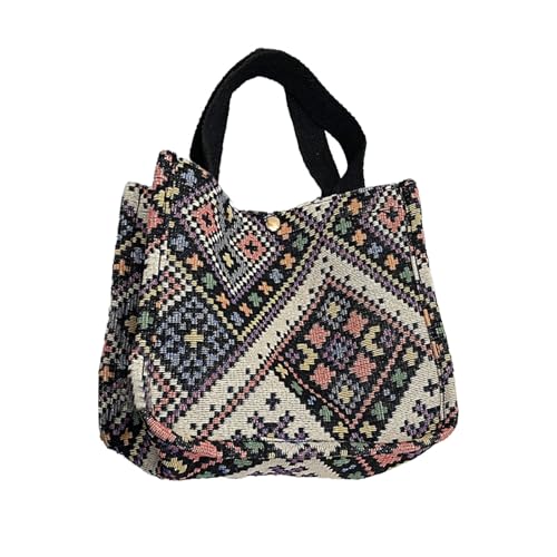 Schultertaschen Damen Umhängetasche Polyester Handtasche Leichte Tragbare Tote Bag Multifunktionale Einfachen Freizeittasche Waschbar Schnelltrocknend Umhängetaschen Robust für Travel Büro Einkaufen von Generisch