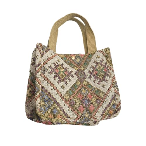 Schultertaschen Damen Umhängetasche Polyester Handtasche Leichte Tragbare Tote Bag Multifunktionale Einfachen Freizeittasche Waschbar Schnelltrocknend Umhängetaschen Robust für Travel Büro Einkaufen von Generisch