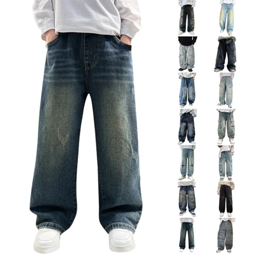 Schwarze Baggy Jeans Jungen, Jeanshosen Denimhose Straight Fit Jeans Cargohose Vintage Kinder Gerade Hosen Jeanshose Streetwear Denim Straight Hosen Jungs Jogginghose Weitem Bein Hose Schwarze Baggy Jeans Jungen, Jeanshosen Denimhose Straight Fit Jeans Cargohose Vintage Kinder Gerade Hosen Jeanshose Streetwear Denim Straight Hosen Jungs Jogginghose Weitem Bein Hose von Generisch