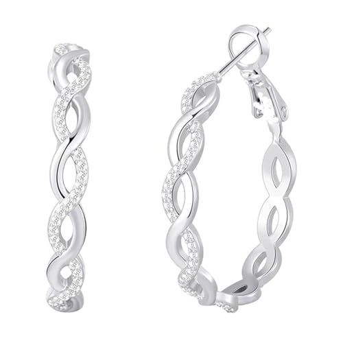 Schwarze Katze Ohrringe Fashionable Braided Earrings Craftsmanship Combined With Modern Design Light And Comfortable Perfect To Enhance Personality Charm Ohrringe Weinglas (Silver, One Size) von Generisch