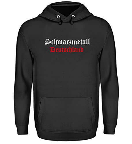 Schwarzmetall Deutschland | Black Metal Deutschland Germany Germania - Unisex Kapuzenpullover Hoodie -L-Jet Black von generisch
