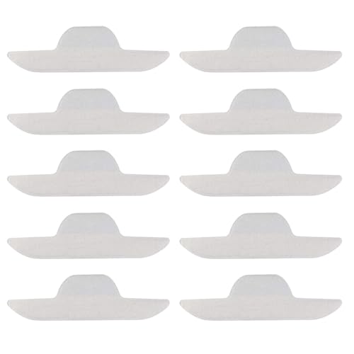 Schweißfutter für Mützen, schweißabsorbierende Mützen-Auskleidung, Schweißband-Einlagen, selbstklebende Nackenpolster für Kleidung, Hüte, stark absorbierende Schweißpads für Damen, Herren von Generisch