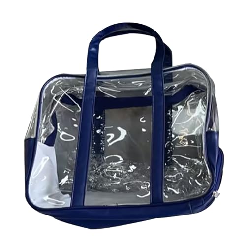 Schwimmtasche zur Aufbewahrung Toilettenartikeln, Kulturbeutel, Schuhaufbewahrung, Schutzbrille, Badeanzug, Strandtasche Jeansrock Mit Taschen (Navy, One Size) von Generisch