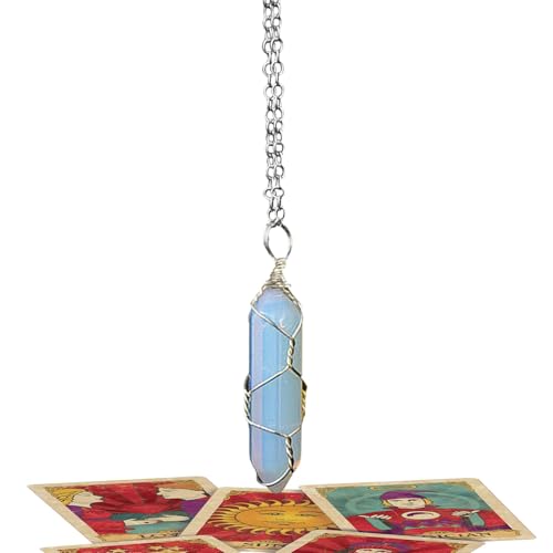 Sechseckige Halskette | Kristall Halsketten für Frauen - Gewickelte Anhänger Halskette für Männer, Stein Halsketten für Frauen, für Weihnachten für Home Decor von Generisch