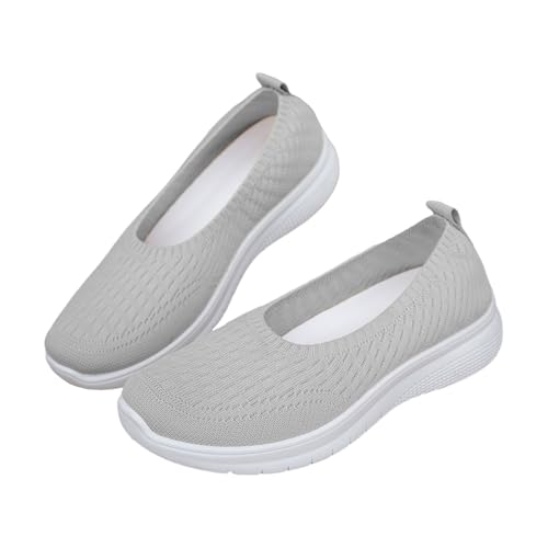 Segelschuhe Herren Leicht,Freizeitschuhe Herren Slip On Sportschuhe Atmungsaktiv Fitnessschuhe Einfarbig Schlupfschuhe Elegant Flache Schuhe rutschfeste Halbschuhe Bequeme Joggingschuhe Weichen Sohle von Generisch
